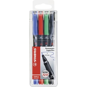 STABILO OHPen universal permanent S 4 ks Pouzdro