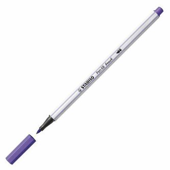 Štětcový fix "Pen 68 brush", fialová, STABILO