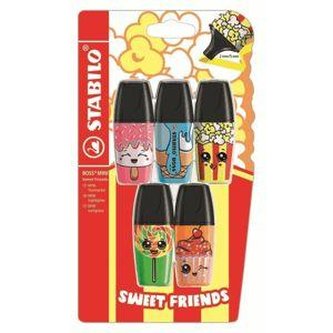 STABILO BOSS MINI Sweet Friends 5 ks Blistr