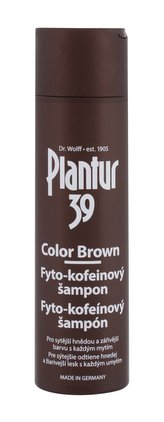 Plantur Fyto-kofeinovy šampon Color Brown pro hnědé vlasy Objem 250 ml woman