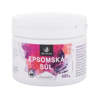 Allnature Epsom Salt Koupelová sůl Lavender 500 g unisex
