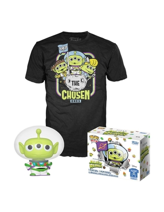 Funko POP & Tee: Pixar- Alien As Buzz(GW)- XL