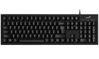GENIUS klávesnice Smart KB-100/ Drátová/ USB/ černá/ CZ+SK layout/ SmartGenius App