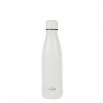 Puro ICON láhev z nerezové oceli, double wall, 500ml bílá