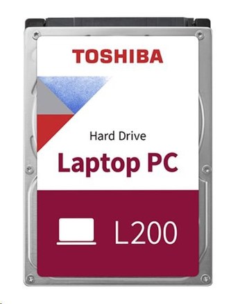 TOSHIBA HDD L200 Mobile (CMR) 1TB, SATA III, 5400 rpm, 8MB cache, 2,5\", 9,5mm, BULK
