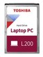 TOSHIBA HDD L200 Mobile (CMR) 1TB, SATA III, 5400 rpm, 8MB cache, 2,5\", 9,5mm, BULK