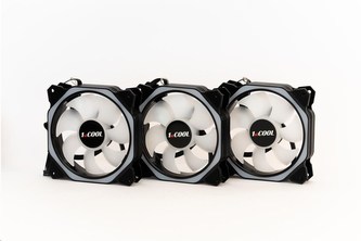 1stCOOL Fan KIT AURA RAINBOW 4 HEXAGON MUSIC