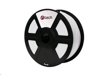 C-TECH Tisková struna (filament) HIPS, 1,75mm, 1kg, bílá