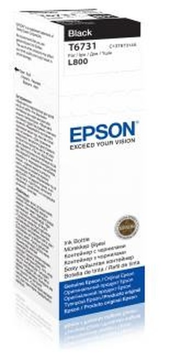 Inkjet cart.pro "L800" tiskárnu, EPSON Černá, 70ml