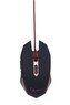 GEMBIRD myš MUSG-001-R optická, červeno-černá, 2400 dpi, USB