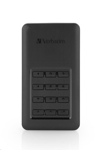 VERBATIM HDD externí SSD Incl.KEYPAD 256GB USB3.1 GDPR