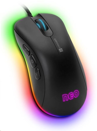 CONNECT IT NEO profesionální optická herní myš se softwarem, 6400 DPI