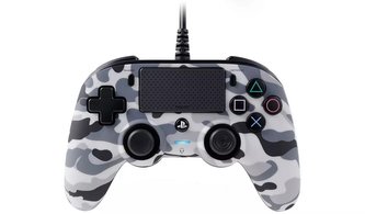 Nacon Wired Compact Controller - ovladač pro PlayStation 4 - camo grey