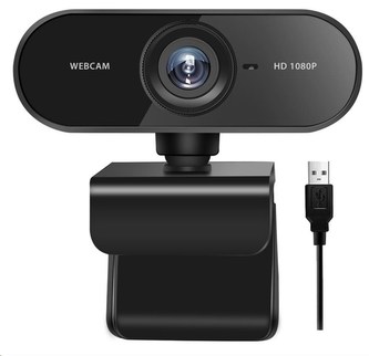 ODSAMA WebCam W2 - webkamera Full HD 1080p (1920 x 1080), USB, mikrofon, černá