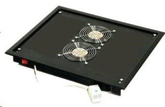 TRITON Ventilační jednotka horní (spodní), 2 ventilátory-230V/30W, termostat, šedá