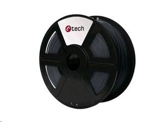 C-TECH Tisková struna (filament) HIPS, 1,75mm, 1kg, šedá