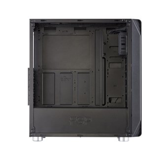 Fortron skříň Midi Tower CMT240 Black, průhledná bočnice