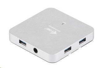 iTec USB 3.0 Hub 4-Port Metal s napájecím adaptérem