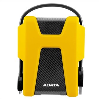 ADATA Externí HDD 2TB 2,5\" USB 3.1 AHD680, žlutý (gumový, nárazu odolný)