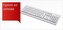 FUJITSU Klávesnice KB521 USB CZ US + 12 multimedia keys - postříkání odolná - marble grey - bílá