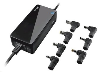 TRUST Univerzální napájecí adaptér pro notebooky 90W Primo Laptop Charger - black, černý