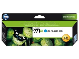 CN626AE Inkjet cart.pro "OfficeJet Pro X 451, 476, 551, 576" tiskárny, HP 971xl Cyan 6,6k