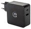 MANHATTAN USB nabíječka Power Delivery Wall Charger – 60 W, černá