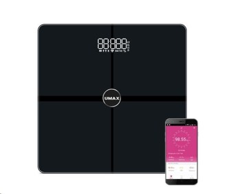 UMAX váha Smart Scale US30HRC chytrá osobní váha - bluetooth, maximální zátěž 180kg