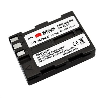 Braun akumulátor NIKON EN-EL3e, FUJI NP-150, 1620mAh