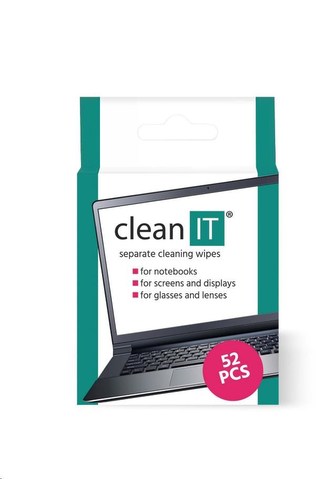 CLEAN IT Čistící ubrousky mokré kusové 52 ks