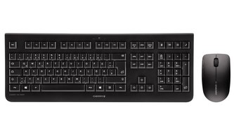 CHERRY set klávesnice + myš DW 3000, bezdrátová, USB, CZ+SK layout, černá
