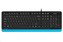 A4tech FK10 FSTYLER, klávesnice, CZ/US, USB, modrá barva
