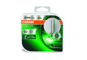 OSRAM xenonová výbojka D4S XENARC ULTRALIFE 12/24V 35W P32d-5 4300K živ. až 300000 km (Duo-Box)