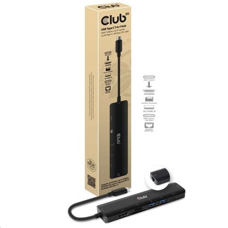 Club3D hub USB-C 3.2 Gen1 7in1 Hub HDMI 4K60Hz SD