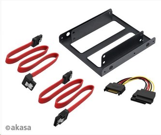 AKASA adaptér 2.5\" SSD a HDD + SATA kabely