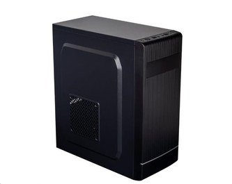 EUROCASE skříň ML X301 black, micro tower, 2x USB 2.0, bez zdroje