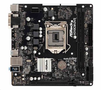 ASRock MB Sc LGA1151 H310CM-DVS, Intel H310, 2xDDR4, VGA, mATX