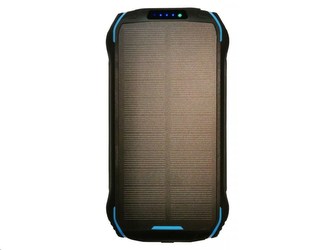 Viking solární outdoorová power banka S26W, 26800 mAh, bezdrátové nabíjení, černá