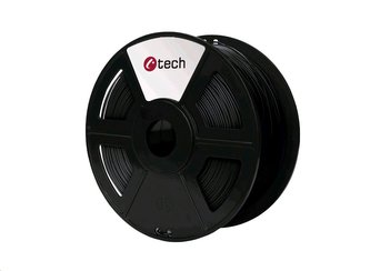 C-TECH Tisková struna (filament) HIPS, 1,75mm, 1kg, černá