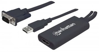 MANHATTAN Převodník z VGA a USB na HDMI