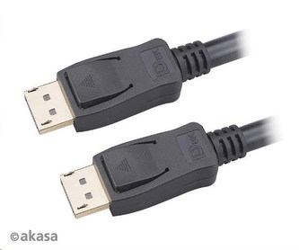 AKASA kabel DisplayPort na DisplayPort 8K@60Hz, v1.4, 5m