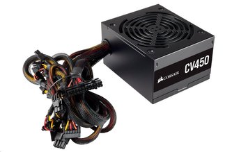 CORSAIR zdroj, CV450 80+ Bronze, 120mm ventilátor (ATX, 450W)