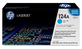 HP 124A Cyan LJ Toner Cart, 2 000 str, Q6001A