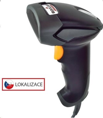 Virtuos CCD 2D čtečka HT-850, USB, černá, FMD