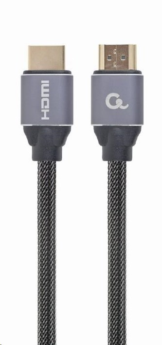 GEMBIRD Kabel CABLEXPERT HDMI 2.0, 2m, opletený, černý, blister