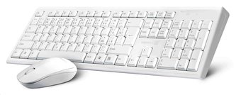 CONNECT IT Combo bezdrátová bílá klávesnice + myš, CZ + SK layout