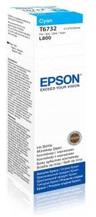 Inkjet cart.pro "L800" tiskárnu, EPSON Cyan, 70ml