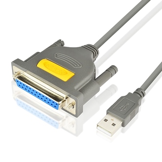 AXAGON ADP-1P25, USB2.0 - paralelní DB25F printer adaptér, 1.5m
