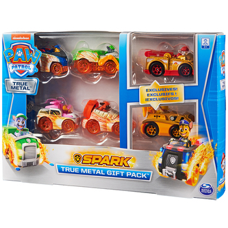 PAW PATROL JISKŘIVÁ KOVOVÁ AUTÍČKA 6ks