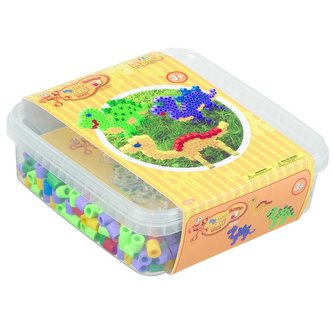 Korálky v boxu 600 ks Dino - MAXI